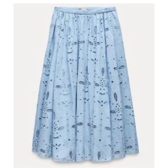 NEW Zara Zara Cotton Flare Skirts for Women size Xsmall and medium - Picture 7 of 11